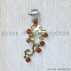 Carnelian 925 Sterling Silver Pendant (SJWP-801)