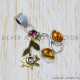 Multi Gemstones 925 Sterling Silver Pendant (SJWP-804)