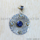 Multi Gemstones 925 Sterling Silver Pendant (SJWP-807)