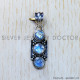 Rainbow Moonstone 925 Sterling Silver Pendant (SJWP-810)