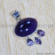 Amethyst 925 Sterling Silver Pendant (SJWP-818)
