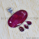 Ruby 925 Sterling Silver Pendant (SJWP-822)