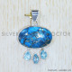 Multi Gemstones 925 Sterling Silver Pendant (SJWP-823)
