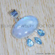 Multi Gemstones 925 Sterling Silver Pendant (SJWP-824)