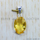 Citrine 925 Sterling Silver Pendant (SJWP-831) Citrine 925 Sterling Silver Pendant (SJWP-831)