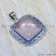 Rose Quartz 925 Sterling Silver Pendant (SJWP-834) Rose Quartz 925 Sterling Silver Pendant (SJWP-834)