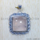 Rose Quartz 925 Sterling Silver Pendant (SJWP-834) Rose Quartz 925 Sterling Silver Pendant (SJWP-834)
