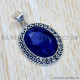 Sapphire 925 Sterling Silver Pendant (SJWP-844) Sapphire 925 Sterling Silver Pendant (SJWP-844)