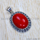 Coral 925 Sterling Silver Pendant (SJWP-847)