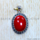 Coral 925 Sterling Silver Pendant (SJWP-847)