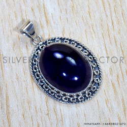 Amethyst 925 Sterling Silver Pendant (SJWP-849)