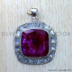 Ruby 925 Sterling Silver Pendant (SJWP-858) Ruby 925 Sterling Silver Pendant (SJWP-858)