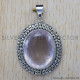 Rose Quartz 925 Sterling Silver Pendant (SJWP-86) Rose Quartz 925 Sterling Silver Pendant (SJWP-86)