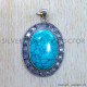 Turquoise 925 Sterling Silver Pendant (SJWP-868) Turquoise 925 Sterling Silver Pendant (SJWP-868)