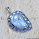 Rainbow Moonstone 925 Sterling Silver Pendant (SJWP-869) Rainbow Moonstone 925 Sterling Silver Pendant (SJWP-869)