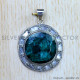 Emerald 925 Sterling Silver Pendant (SJWP-871) Emerald 925 Sterling Silver Pendant (SJWP-871)