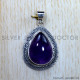 Amethyst 925 Sterling Silver Pendant (SJWP-872)
