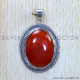 Carnelian 925 Sterling Silver Pendant (SJWP-874) Carnelian 925 Sterling Silver Pendant (SJWP-874)