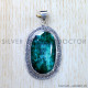 Emerald 925 Sterling Silver Pendant (SJWP-883) Emerald 925 Sterling Silver Pendant (SJWP-883)