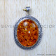 Amber 925 Sterling Silver Pendant (SJWP-884) Amber 925 Sterling Silver Pendant (SJWP-884)