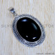 Black Onyx 925 Sterling Silver Pendant (SJWP-885) Black Onyx 925 Sterling Silver Pendant (SJWP-885)