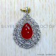 Carnelian 925 Sterling Silver Pendant (SJWP-888) Carnelian 925 Sterling Silver Pendant (SJWP-888)