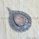 Rose Quartz 925 Sterling Silver Pendant (SJWP-889) Rose Quartz 925 Sterling Silver Pendant (SJWP-889)