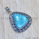 Larimar 925 Sterling Silver Pendant (SJWP-903) Larimar 925 Sterling Silver Pendant (SJWP-903)