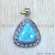 Larimar 925 Sterling Silver Pendant (SJWP-903) Larimar 925 Sterling Silver Pendant (SJWP-903)
