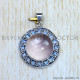 Rose Quartz 925 Sterling Silver Pendant (SJWP-904) Rose Quartz 925 Sterling Silver Pendant (SJWP-904)