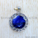 Sapphire 925 Sterling Silver Pendant (SJWP-906) Sapphire 925 Sterling Silver Pendant (SJWP-906)