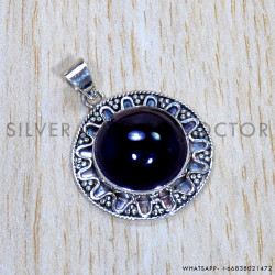 Amethyst 925 Sterling Silver Pendant (SJWP-908)