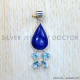 Multi Gemstones 925 Sterling Silver Pendant (SJWP-918) Multi Gemstones 925 Sterling Silver Pendant (SJWP-918)