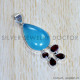 Multi Gemstones 925 Sterling Silver Pendant (SJWP-923) Multi Gemstones 925 Sterling Silver Pendant (SJWP-923)