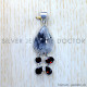 Multi Gemstones 925 Sterling Silver Pendant (SJWP-925) Multi Gemstones 925 Sterling Silver Pendant (SJWP-925)