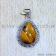 Tiger Eye 925 Sterling Silver Pendant (SJWP-932) Tiger Eye 925 Sterling Silver Pendant (SJWP-932)