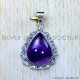 Amethyst 925 Sterling Silver Pendant (SJWP-945) Amethyst 925 Sterling Silver Pendant (SJWP-945)