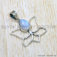 Rainbow Moonstone 925 Sterling Silver Pendant (SJWP-952) Rainbow Moonstone 925 Sterling Silver Pendant (SJWP-952)