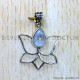 Rainbow Moonstone 925 Sterling Silver Pendant (SJWP-952) Rainbow Moonstone 925 Sterling Silver Pendant (SJWP-952)