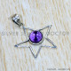 Amethyst 925 Sterling Silver Pendant (SJWP-956)