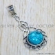 Turquoise 925 Sterling Silver Pendant (SJWP-957) Turquoise 925 Sterling Silver Pendant (SJWP-957)