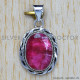 Ruby 925 Sterling Silver Pendant (SJWP-96)