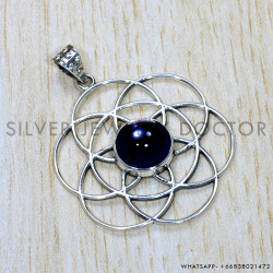 Amethyst 925 Sterling Silver Pendant (SJWP-963)