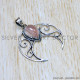 Rose Quartz 925 Sterling Silver Pendant (SJWP-964) Rose Quartz 925 Sterling Silver Pendant (SJWP-964)