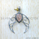 Rose Quartz 925 Sterling Silver Pendant (SJWP-964) Rose Quartz 925 Sterling Silver Pendant (SJWP-964)