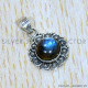 Labradorite 925 Sterling Silver Pendant (SJWP-969)