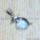 Rainbow Moonstone 925 Sterling Silver Pendant (SJWP-970)