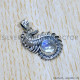 Rainbow Moonstone 925 Sterling Silver Pendant (SJWP-972) Rainbow Moonstone 925 Sterling Silver Pendant (SJWP-972)