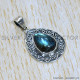 Labradorite 925 Sterling Silver Pendant (SJWP-975)