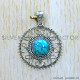 Turquoise 925 Sterling Silver Pendant (SJWP-976)